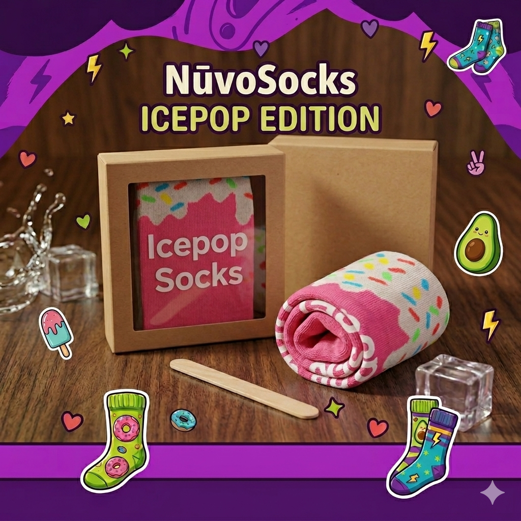 Calcetines Icepop: ¡Frescura y Dulzura para tus Pies!