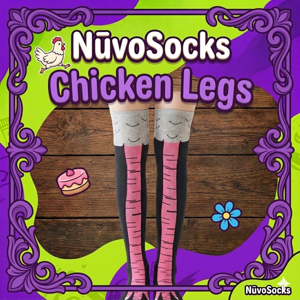 Calcetines Chicken Legs: ¡Saca tu lado más animal!