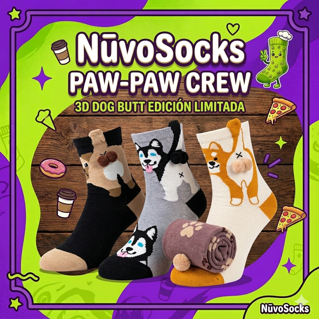 Calcetines Perritos Pom-Pom (Edición Limitada)
