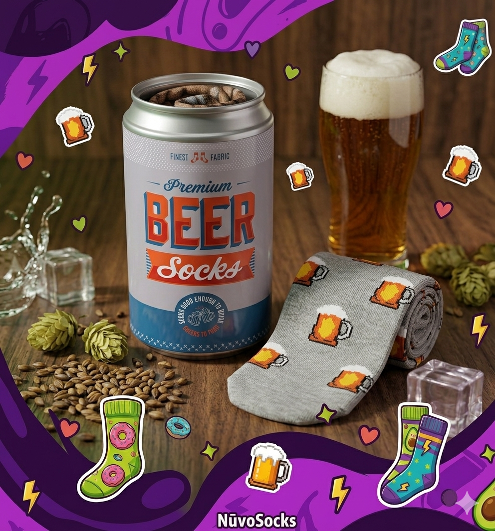 Calcetines Premium "Beer Socks" en Lata de Colección