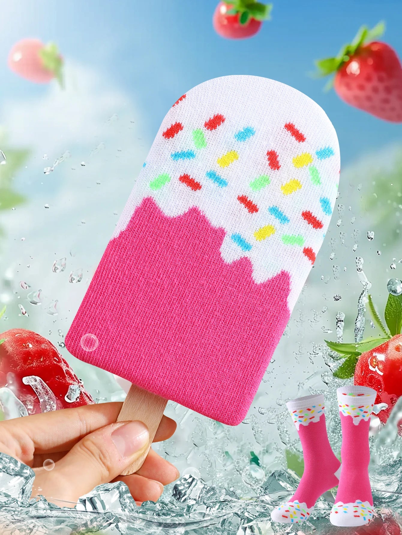 Calcetines Icepop: ¡Frescura y Dulzura para tus Pies!