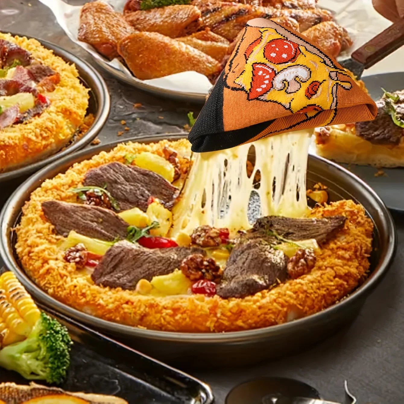Pizza Pack: ¡Sabor para tus pies!