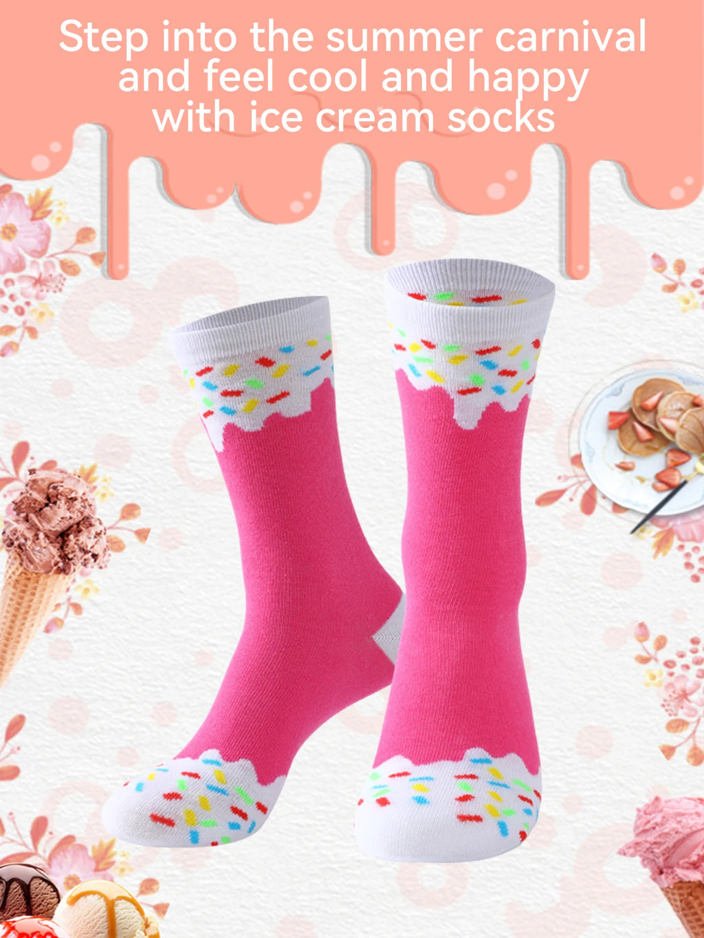 Calcetines Icepop: ¡Frescura y Dulzura para tus Pies!