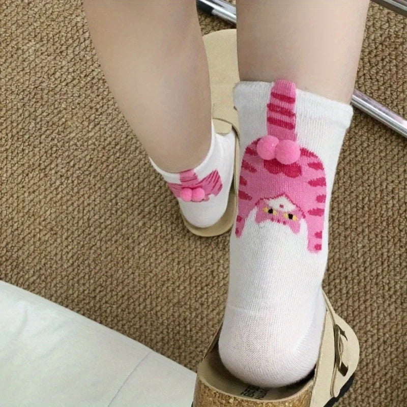 Calcetines Gatitos Pom-Pom (Edición Limitada)