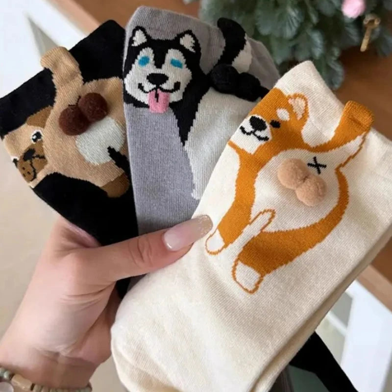 Calcetines Perritos Pom-Pom (Edición Limitada)