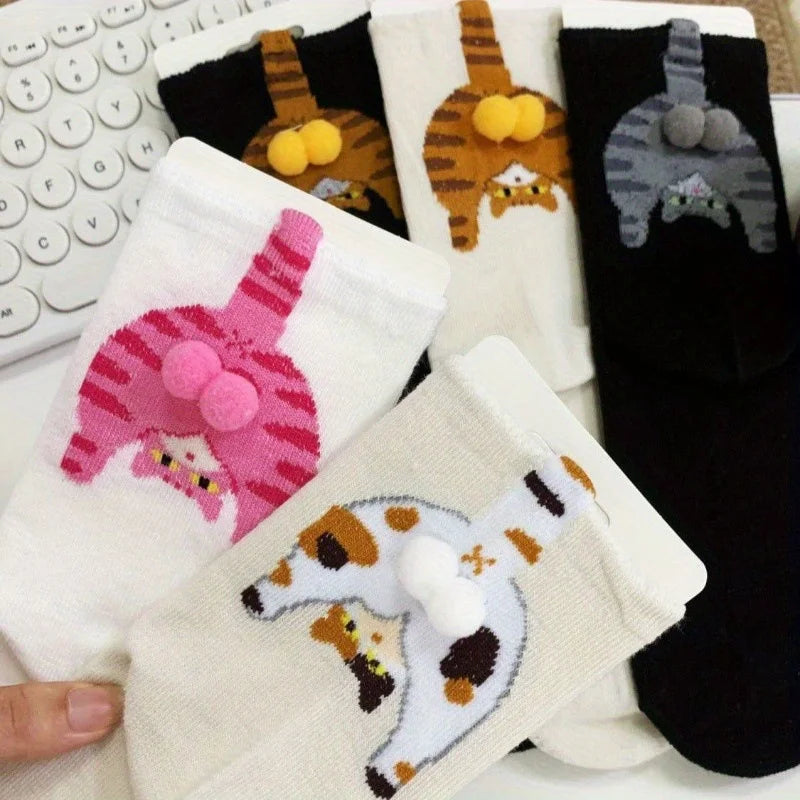Calcetines Gatitos Pom-Pom (Edición Limitada)