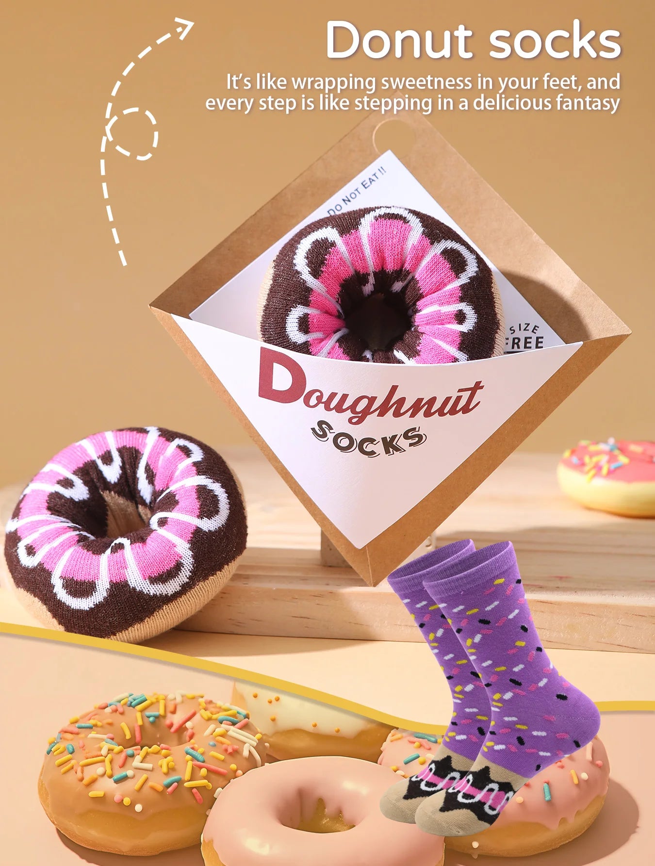 Donut Sock: El capricho más dulce